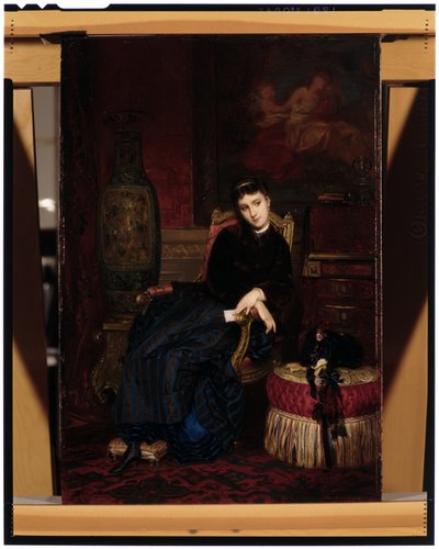 Ritorno dalla passeggiata, 1868 da Charles Edouard Boutibonne
